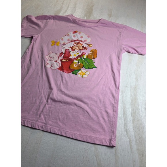 Strawberry Shortcake Other - Strawberry Shortcake Pink Graphic T-Shirt Kids Large 10/12 Vintage Style Retro